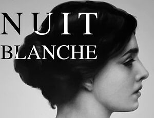 Dessin d'une femme brune avec un chignon, vue de profil - Agrandir l'image (fenêtre modale)