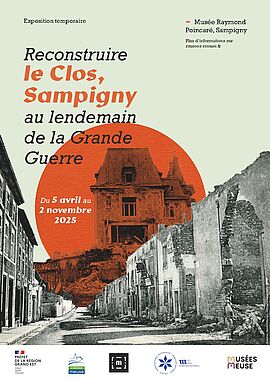 Maisons de Sampigny détruites par les bombardements