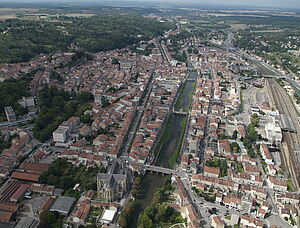 vue aérienne bar le duc